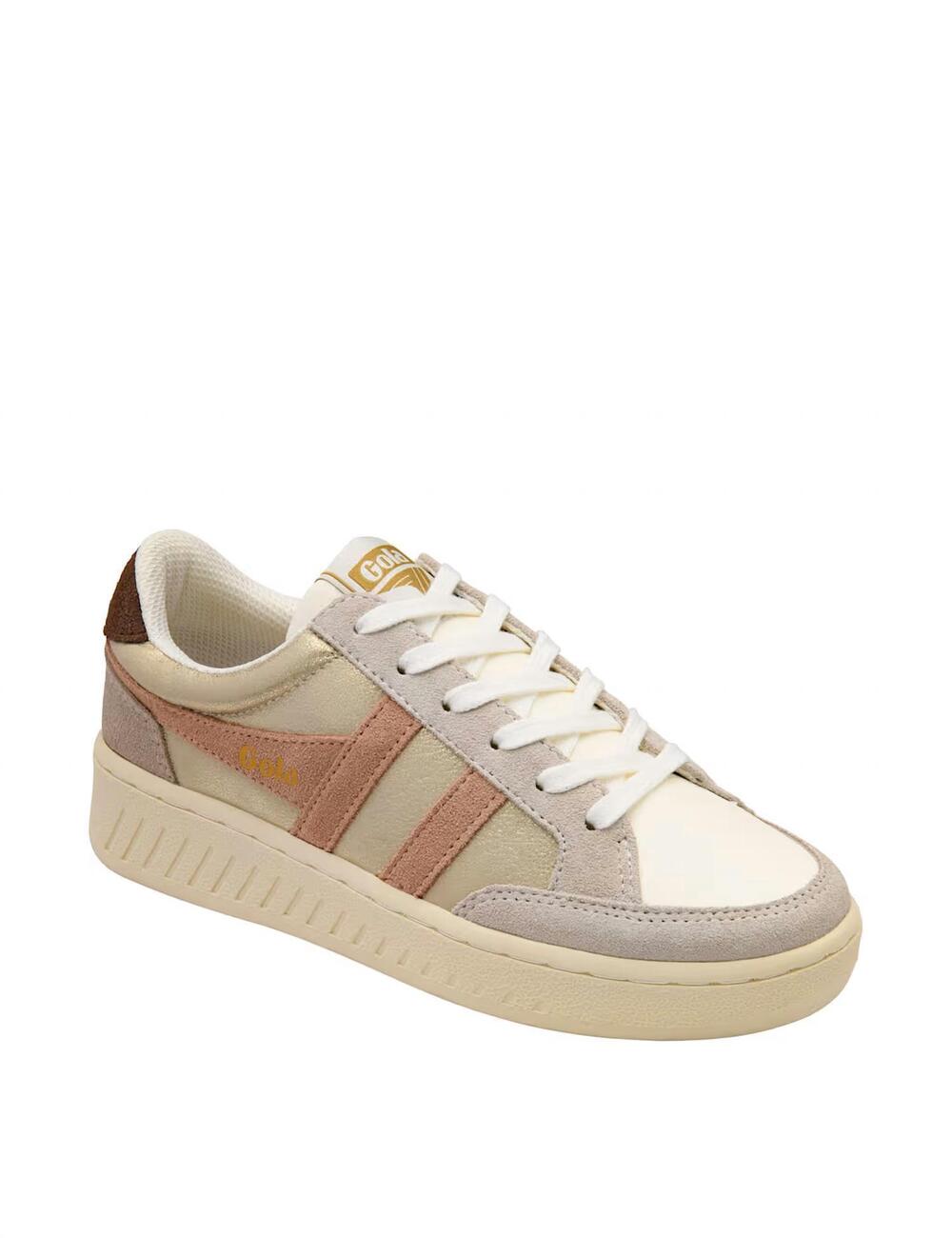 NEW GOLA women's superslam blaze sneakers in gold mix